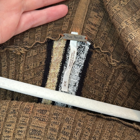 Free People Carly Cowl Rib Knit Top - Picture 6 of 8